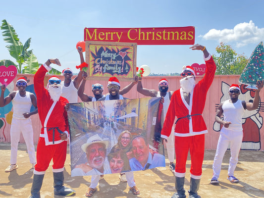 African Fitness Team: Custom-printed oversized photo