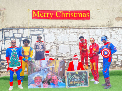 African Anime Team: Custom-printed oversized photo