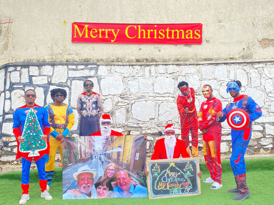 African Anime Team: Custom-printed oversized photo