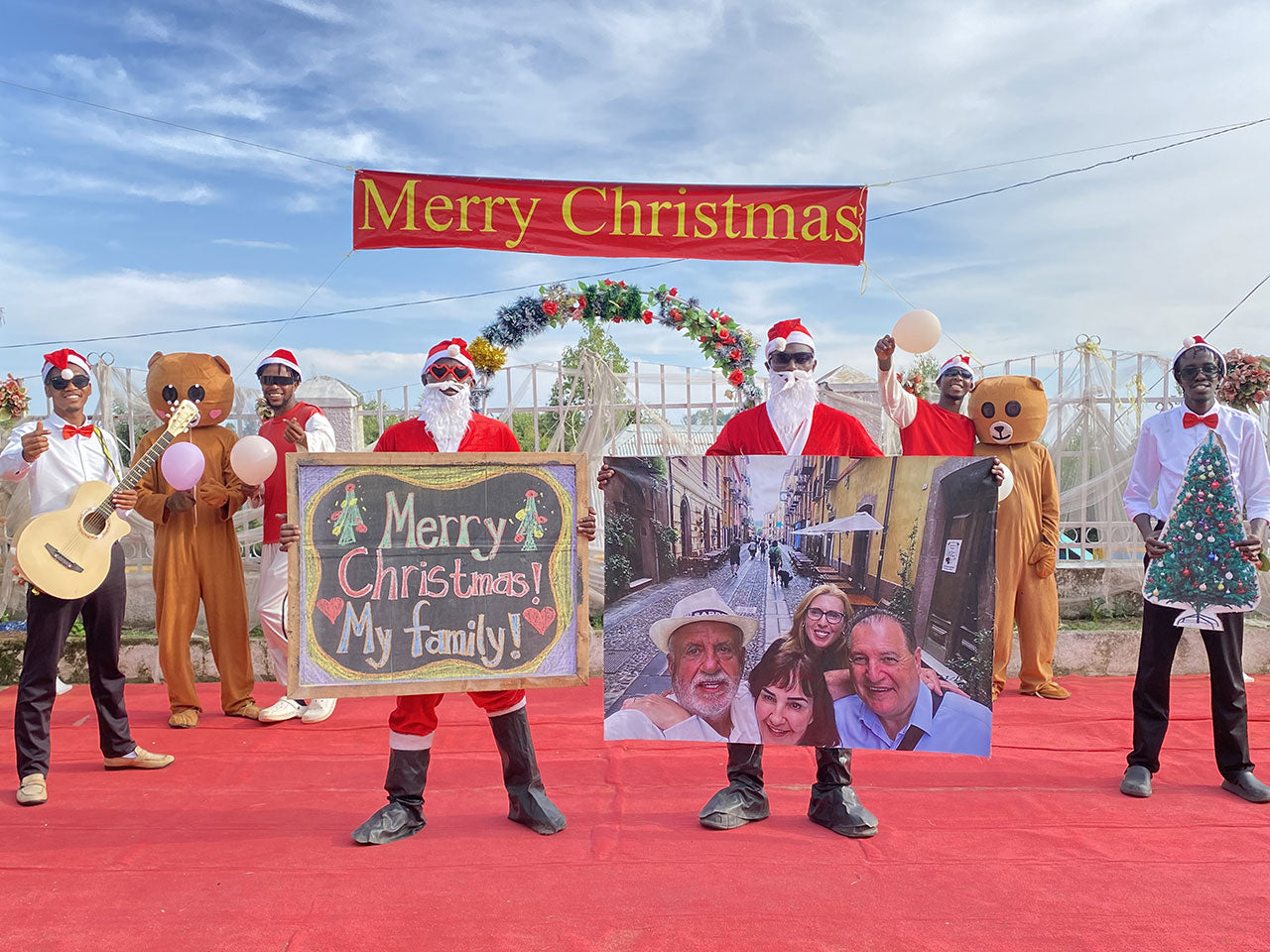African Star Singing Team: Custom-printed oversized photo