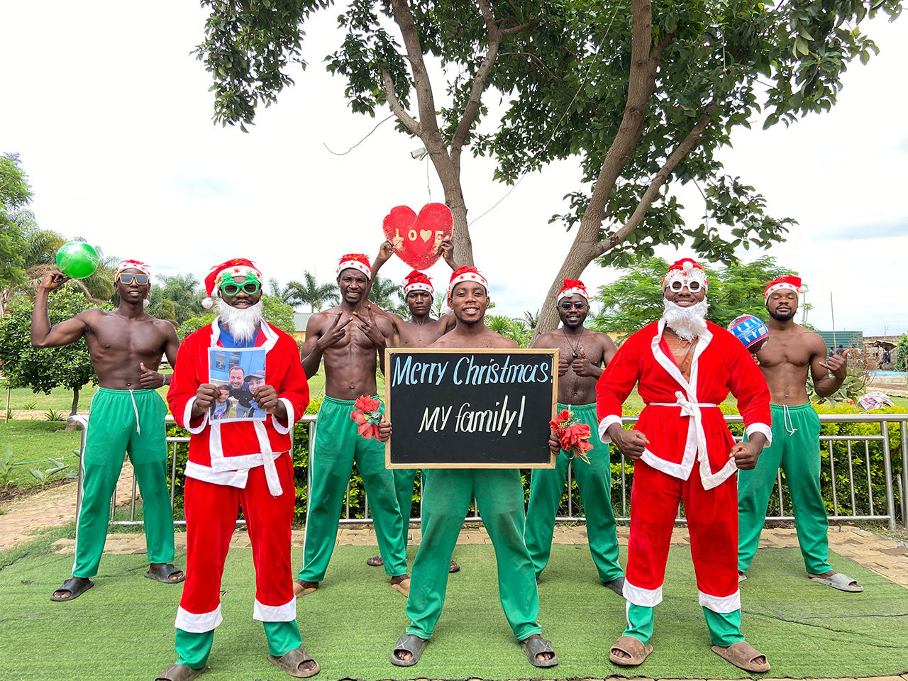 African Fitness Squad - Green pants