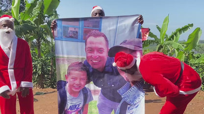 African Fitness Squad - Black Pants: Custom-printed oversized photo