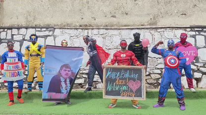 African Anime Team: Custom-printed oversized photo